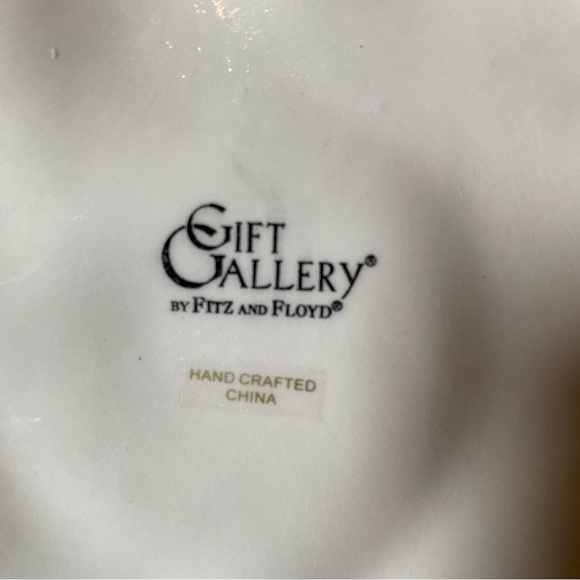 Fitz and Floyd Set of 2 Santa Christmas Cookie Dish Ceramic Plates - Picture 7 of 11